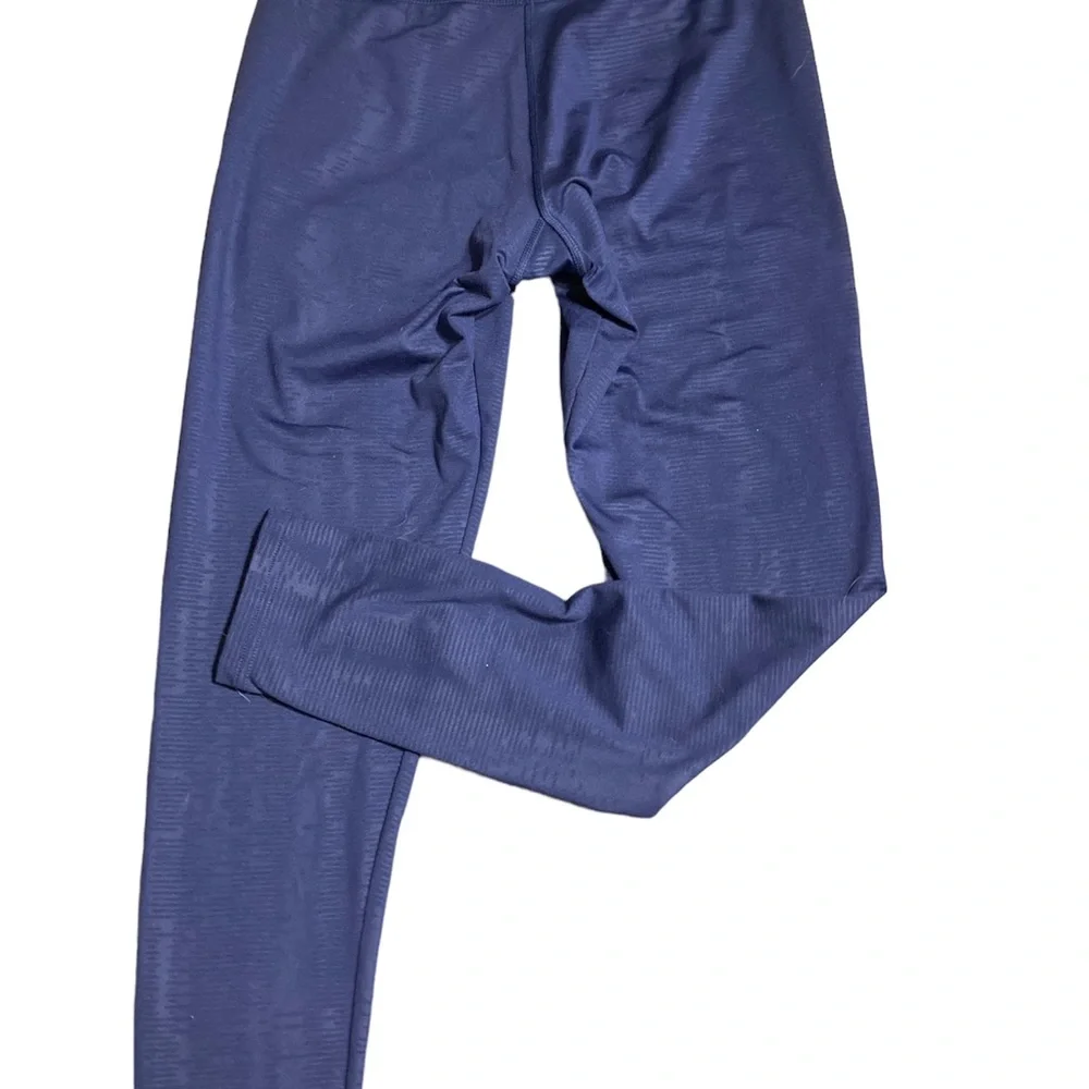 Adidas Climalite Women’s Small Navy Blue Athletic Leggings - Picture 3 of 5